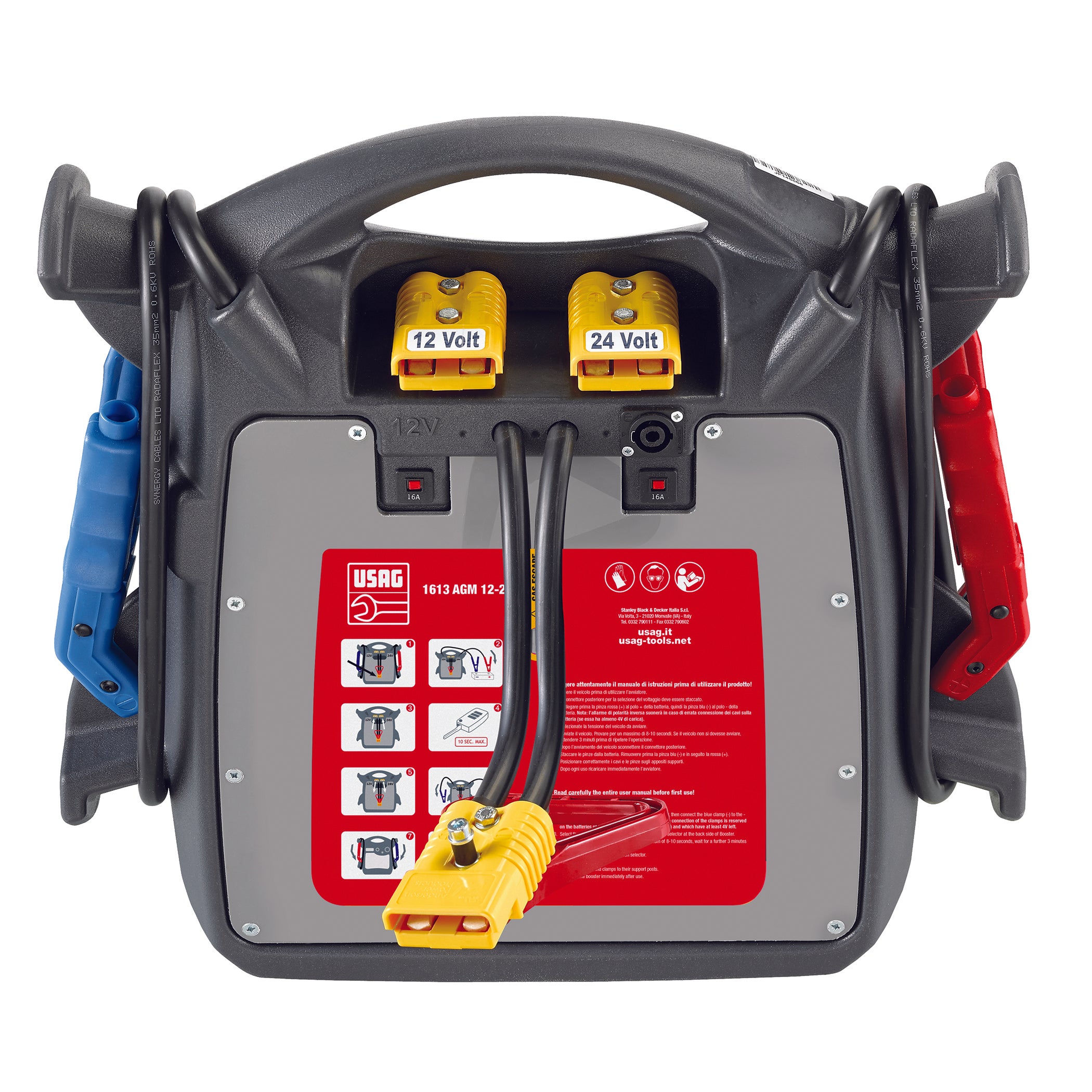 1613 AGM12-24 - Professional portable starter 12v-24v - Usag - U16130013 1613 AGM12-24 - Professional portable starter 12v-24v - Usag - U16130013